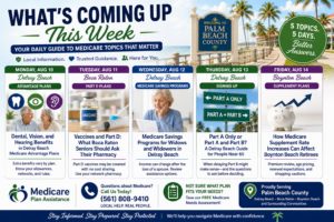 medicare topics this week palm beach county