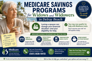 medicare help widow widower delray beach